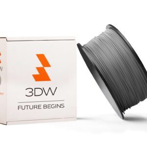 3DW - PLA filament 1,75 mm strieborná, 0,5 kg, tlač 190-210 ° C