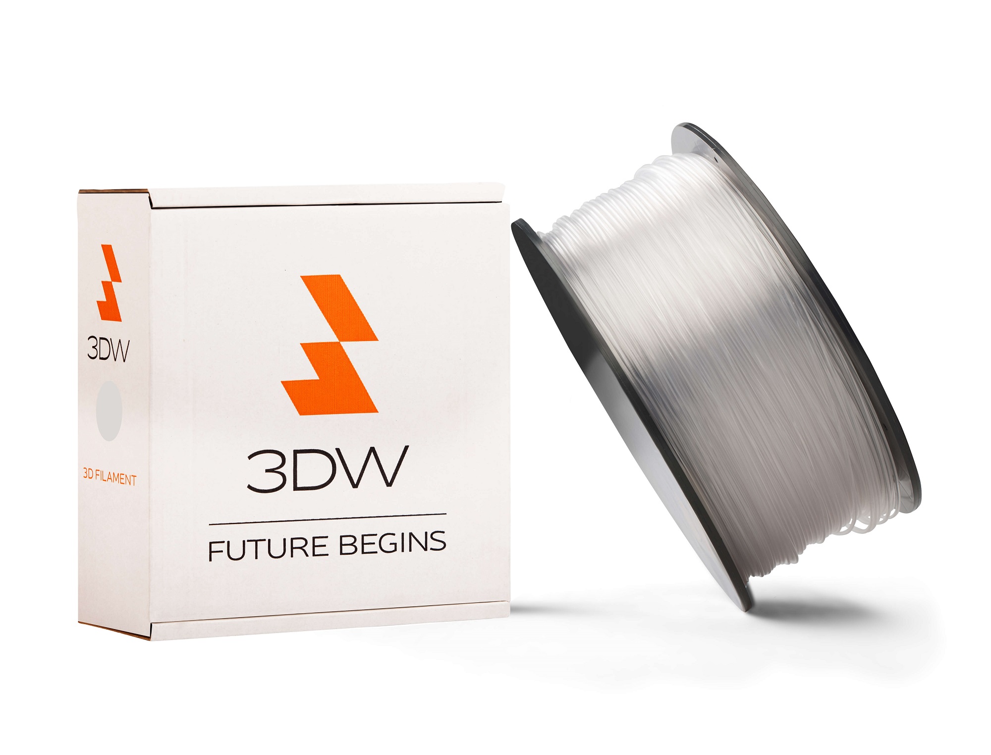 3DW - PLA filament 1,75 mm transparent, 0,5 kg, 190-210 ° C
