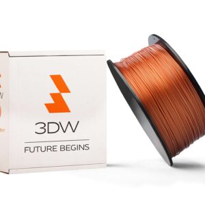 3DW - PLA filament 1,75mm medená, 0,5 kg, tlač 190-210°C
