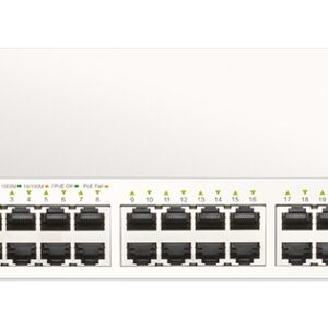 D-Link DBS-2000-28MP 28xGb PoE+ Nuclias Smart Managed Switch 4x1G Combo Ports,370W (With 1 Year Lic)