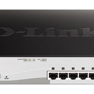 D-Link DGS-1210-10MP/E 10-Port Gigabit PoE+ Smart Switch inc. 2x SFP Ports, POE budget 130W