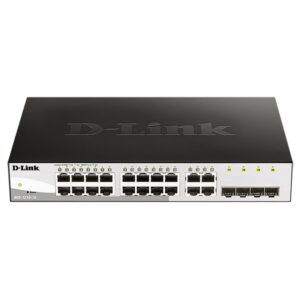 D-Link DGS-1210-16, 16-port 10/100/1000 Gigabit Smart Switch including 4 Combo 1000BaseT/SFP