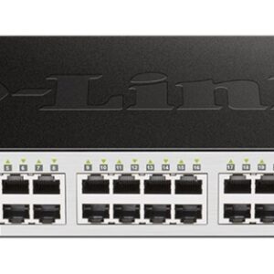 D-Link DGS-1210-28 L2/L3 Smart+ switch, 24x GbE, 4x RJ45/SFP, fanless