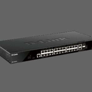 D-Link DGS-1520-28 24 portov GE + 2 10GE portov + 2 SFP+ Smart Managed Switch