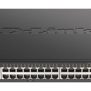 D-Link DGS-2000-52MP Managed PoE switch, 48x GbE PoE+, 4x RJ45/SFP, PoE 370W