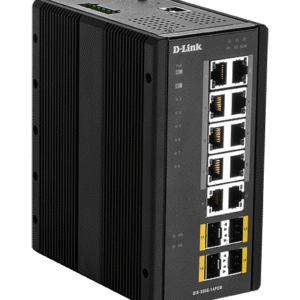 D-Link DIS-300G-14PSW Industrial Gigabit Manažérsky PoE Switch with SFP slots