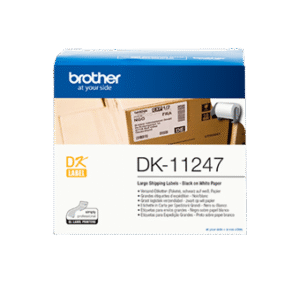 Brother DK-11247 - čierna na biele, 103 mm x 164 mm