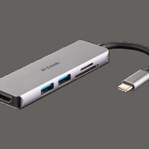 D-Link 5-in-1 USB-C Hub with HDMI a SD/microSD Card Reader