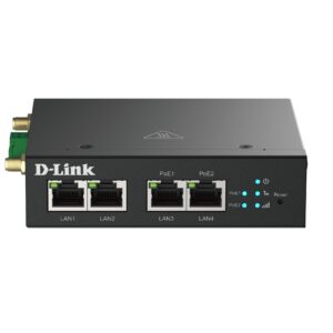 D-Link DWM-314-TP/E 4G MCPoEM - 4x Fast Eth (2x PoE)