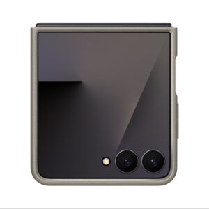 Samsung Ochranný kryt z vegánskej kože Flip7 Taupe