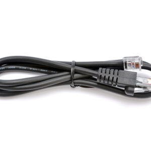 Kábel RJ12 9-12V pre pokladničnú zásuvku a tlačiareň/pokladňu, 1,1 m, čierny