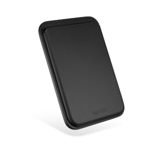 Epico Mag+ Leather Wallet - čierna