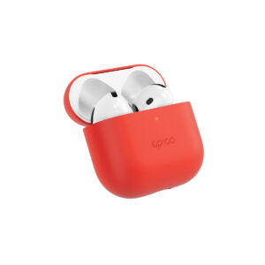 Epico silikónové púzdro pre AirPods 4 - červená