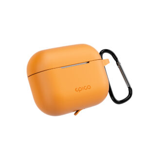 Epico puzdro s karabínou AirPods Pro 3 - oranžová