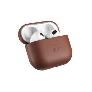 Epico Leather Case Airpods 3 - hnedá