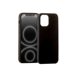 ER POWER Silikónový kryt CARNEVAL SNAP pre iPhone 12 Pro Max s MagSafe - Čierna