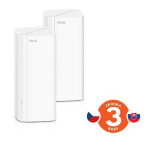 Tenda Nova EX12 (2-pack) WiFi6 AX3000 Mesh Gigabit systém, 6xGLAN/GWAN, WPA3, VPN, SMART CZ aplikácie