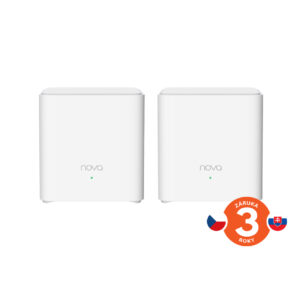 Tenda Nova EX3 (2-pack) WiFi6 AX1500 Mesh Gigabit systém, 4xGLAN/GWAN, WPA3, VPN, SMART CZ aplikácie