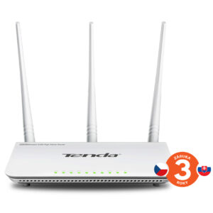 Tenda F3 (F303) WiFi N Router 802.11 b/g/n, 300 Mbps, WISP, Universal Repeater, 3x 5 dBi antény