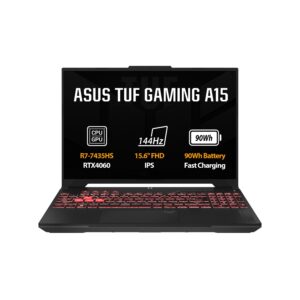 ASUS TUF Gaming A15/FA507NV-LP025W/R5-7535HS/15,6"/FHD/16GB/512GB SSD/RTX 4060/W11H/Gray/2R