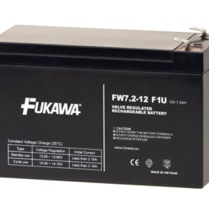 Akumulátor FUKAWA FW 7.2-12 F1U (12V 7,2Ah) fastón 4,8mm
