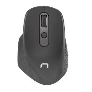 Natec optická myš FALCON/Kancelárska/Optická/Pre pravákov/3 200 DPI/Bezdrôtové Bluetooth/Čierna
