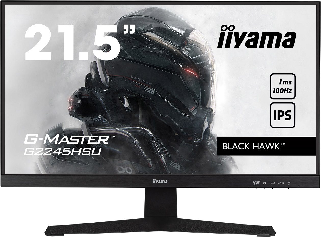 iiyama G-Master/G2245HSU-B2/21,5"/IPS/FHD/100Hz/1ms/Black/3R