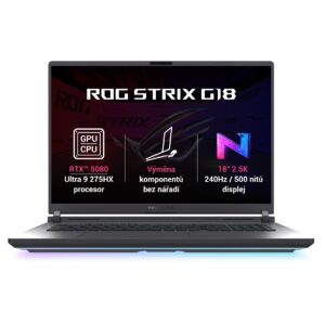 ASUS ROG Strix G18/G815LW-NEBULA003W/U9-275HX/18"/2560x1600/32GB/1TB/RTX 5080/W11H/Gray/2R