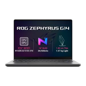 ASUS ROG Zephyrus G14/GA403WR-NEBULA109X/AI9-HX370/14"/2880x1800/32GB/1TB/RTX 5070Ti/W11P/Gray/2R