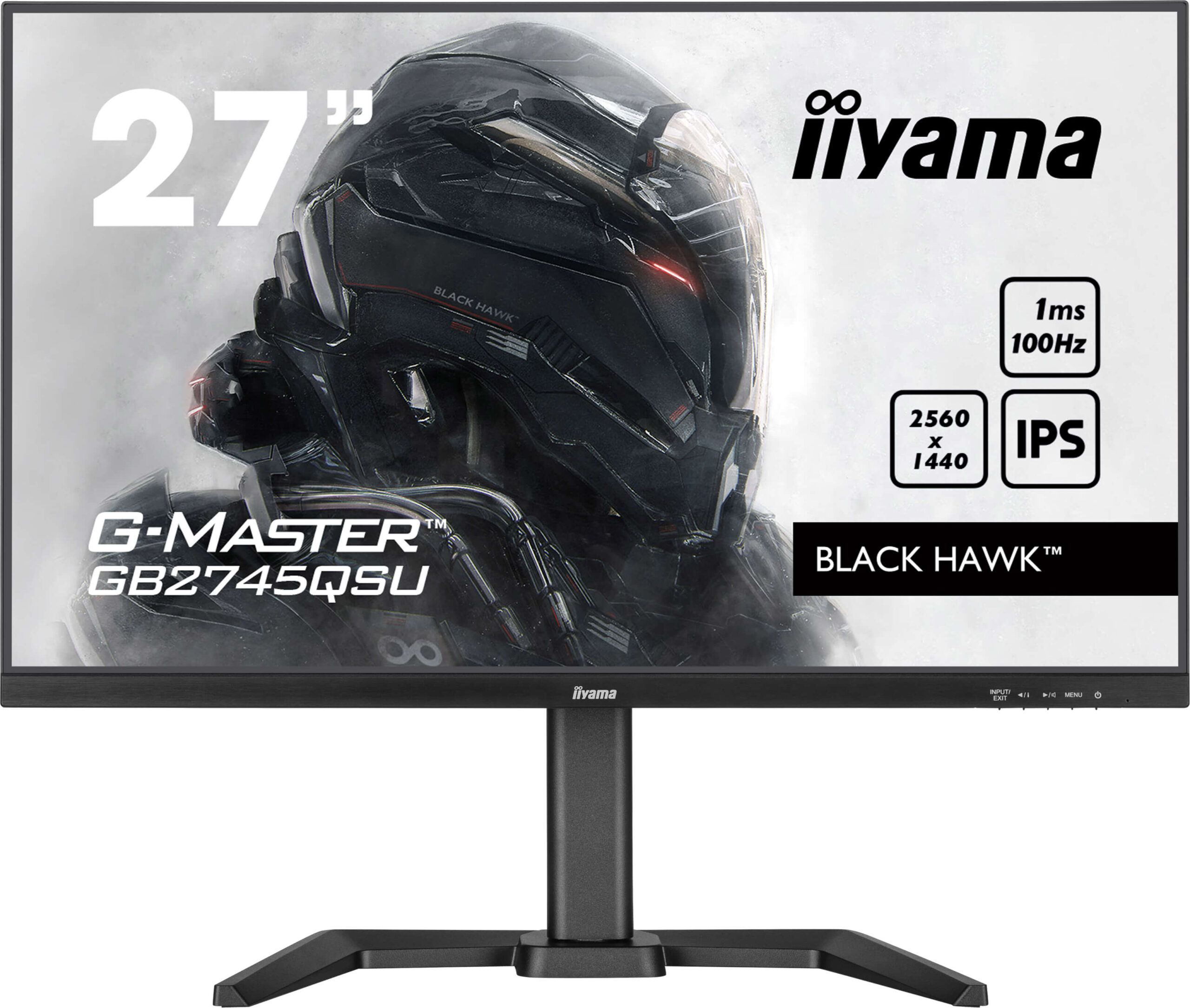 iiyama G-Master/GB2745QSU-B2/27"/IPS/QHD/100Hz/1ms/Black/3R