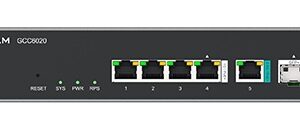 Grandstream GCC6020 all-in-one (6,5 Gbps VPN router, NGFW, switch 10G SPF+, a IP PBX 50 užívateľov)