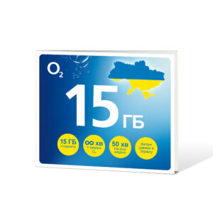 O2 Predplatená karta GO UKRAJINA 15 GB