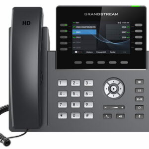 Grandstream GRP2615 SIP telefón, 4.3" TFT bar. displej, 5 SIP účtov, 10 prog. hr., 2x1Gb, WiFi, BT