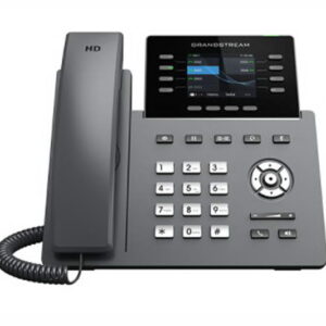 Grandstream GRP2624 SIP telefón, 2.8" TFT bar. displej, 4 SIP účty, 4 pr. hr., 2x10/100Mb, WiFi, BT