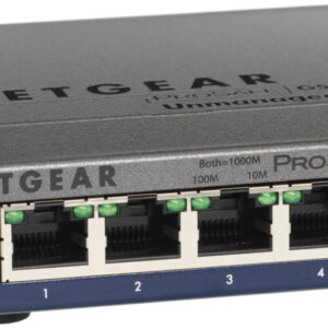 NETGEAR 5xGb Plus Switch, web monit.GS105E