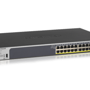 NETGEAR 24-Port Gigabit PoE+ (190W) SmartManaged Pro Switch with 4 SFP Ports