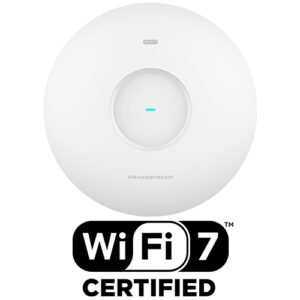Grandstream GWN7672 AP, Wi-Fi 7 BE11000, 802.11be, 2x2:2 MU-MIMO, MRU, 2x5G Ethernet WAN/LAN,BT