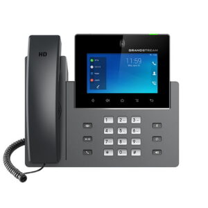 Grandstream GXV3450 SIP video telefón, 5" IPS bar.dot.displ., 16 SIP účty, Android11, WiFi, BT, PoE+