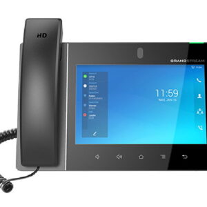 Grandstream GXV3480 SIP video telefón 8"TFT bar.dotyk.displ., Android11, 16 SIP úč.,12way audiokonf.