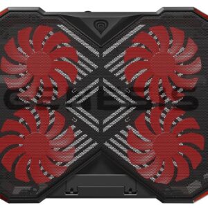 Chladiaca podložka pre NB Genesis OXID 260, LED, 15,6-17,3" 4xvetrák, 2xUSB