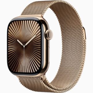 Apple Watch S10 Cell/46mm/Gold/Elegant Band/Gold/-S/M