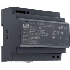 MEANWELL - HDR-150-24 - Priemyselný napájací spínaný zdroj 24V 150W na DIN