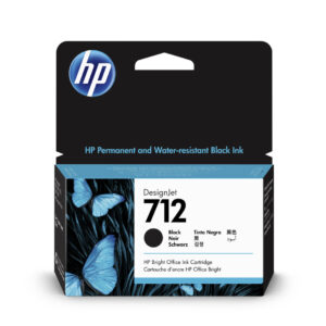 HP 712 Atramentová náplň čierna (38ml); 3ED70A