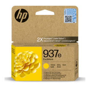 HP 937e atramentová náplň žltá, 4S6W8NE