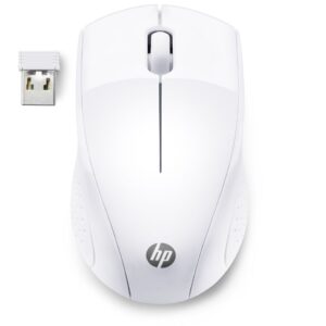 HP 220/Ergonomická/Optická/1 600 DPI/Bezdrôtová USB/Biela