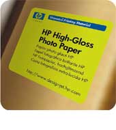 HP High-Gloss Photo Paper - rolka 42"