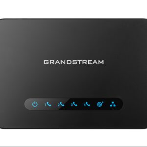 Grandstream HT814 (ATA), 4x FXS, 2 SIP profily, 1x Gbit LAN, NAT router, 3-cestná konf.