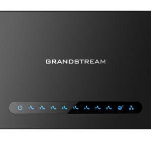 Grandstream HT818 (ATA), 8x FXS, 2 SIP profily, 1x Gbit LAN, NAT router, 3-cestná konf.