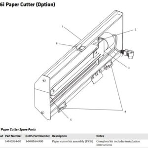 Honeywell Cutter Assy for EasyCoder PX6i ((Expect Longer Lea