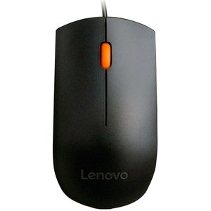 Lenovo 300/Kancelárska/Optická/1 600 DPI/Drôtová USB/Čierna